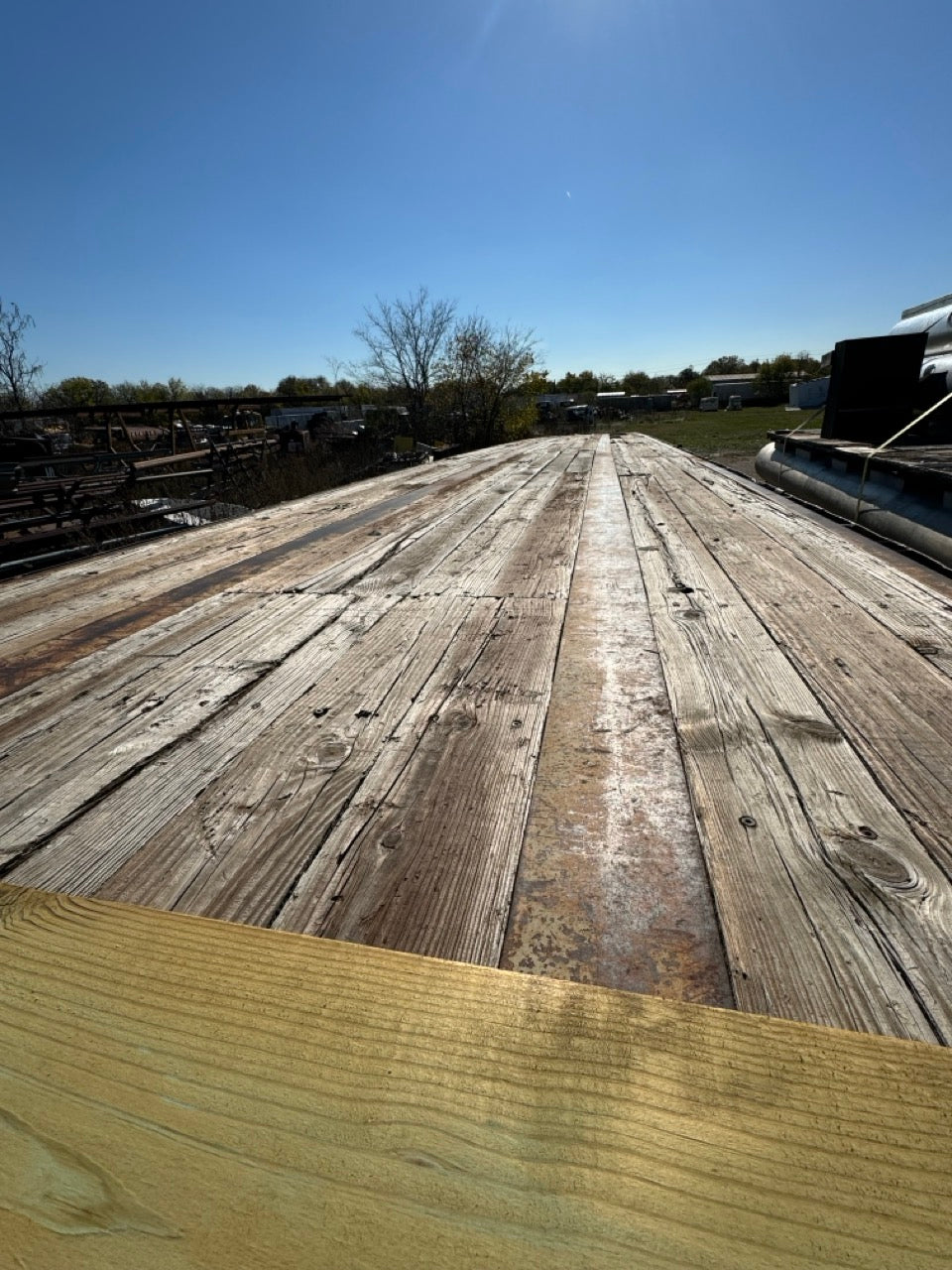 "1992 Lufkin Flatbed Trailer | Used Construction Equipment | Buy and Sell Pre-Owned Trailers"