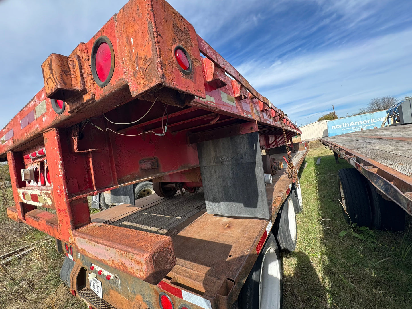 "1985 Great Dane Flatbed Trailer - 45 Feet | Used Construction Equipment | Buy and Sell Pre-Owned Trailers"