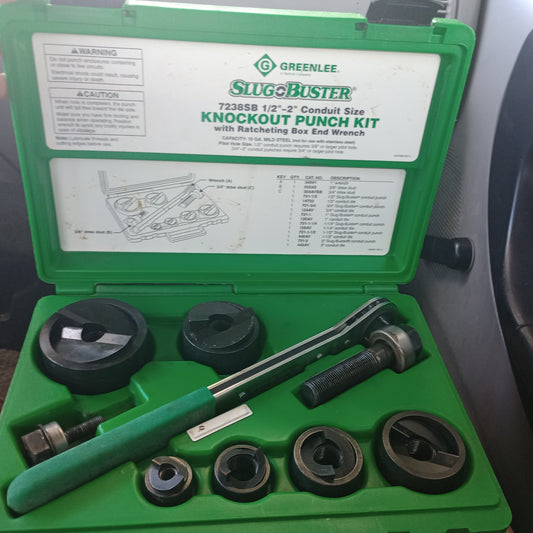 Greenlee 7238SB Knockout Punch Set