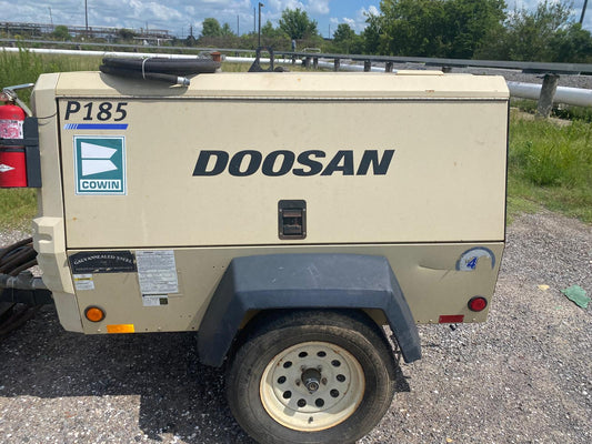 2017 Doosan 185 Portable Power Air Compressor