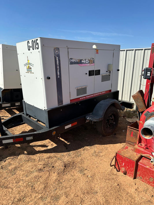 2018 Hipower Trailer Mounted Generator 45kw